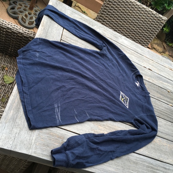 JanSport University of California Santa Cruz Slugs long sleeve tee, navy size S - Picture 4 of 4